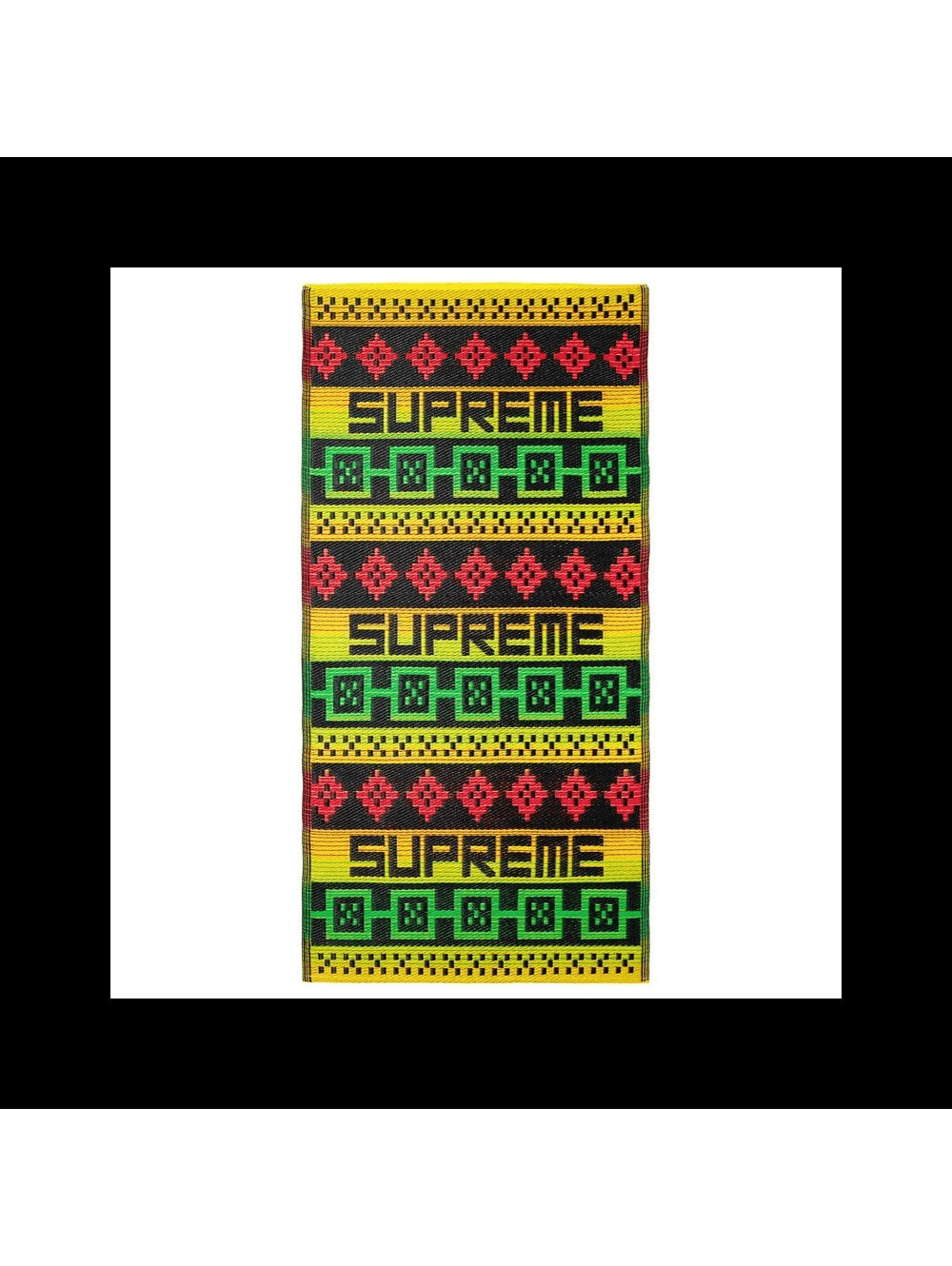 Supreme x Sosenap Plastic Mat Yellow